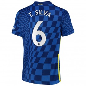 Jalkapallo Pelipaidat Chelsea T. Silva 6 Kotipaita 2021-2022 Lyhythihainen